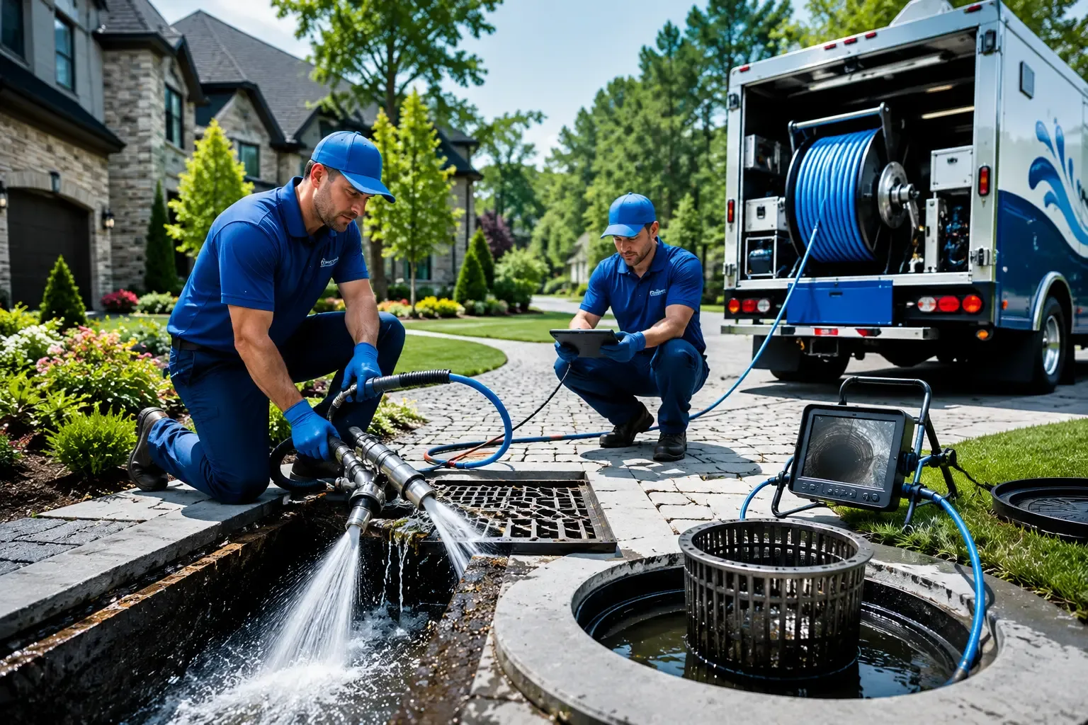 Local outdoor drain cleaning professionals in Thornville, OH
