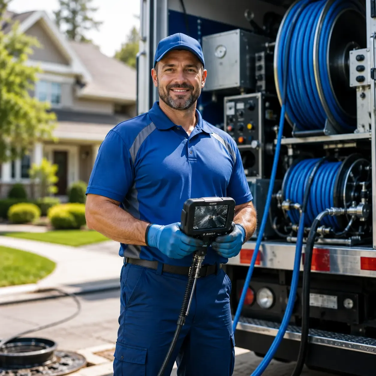 Local outdoor drain cleaning specialists in Thornville, OH